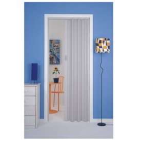 Porta sanfonada Plasbil cinza 60 x 210 cm