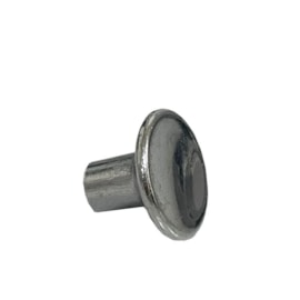 Puxador botão concavo Esplane cromado 25mm