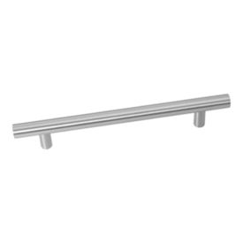 Puxador de alça Pauma 205 sem friso acetinado 128mm