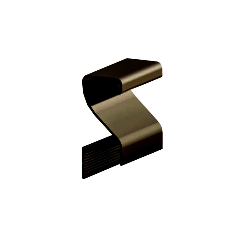 Puxador de alumínio perfil 134 MMO bronze 18x3000mm