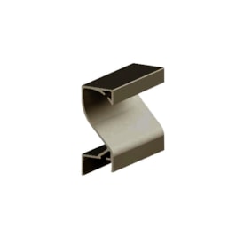 Puxador de alumínio perfil MMO 133 bronze 15 x 3000 mm