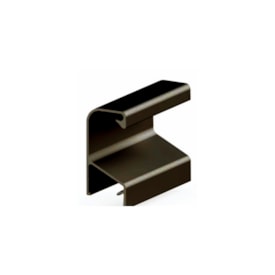 Puxador de alumínio perfil MMO 5015 bronze colegato 15 x 3000 mm