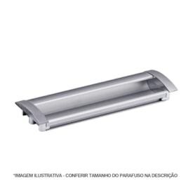 Puxador de embutir Pauma 151 fosco / anodizado 96 mm