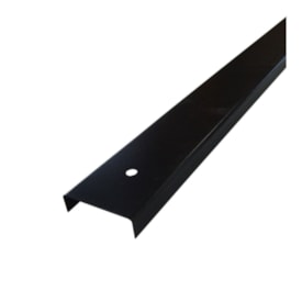 Requadro vertical liso divisória Rollfor 219 preto 0,5 x 35 x 2110 mm