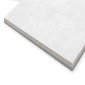 Revestimento acústico Ecophon Illtec Plano branco 625 x 625 x 35 mm