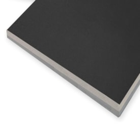 Revestimento acústico Ecophon Illtec Plano preto 625 x 625 x 35 mm