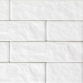 Revestimento de parede Santa Luzia Ecobrick Branco 75mm x 270mm x 9mm Revestimento de parede Santa Luzia Ecobrick Branco 75mm x 270mm x 9mm