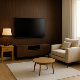 Revestimento Lastra Wood EspaçoWall carvalho cacau 1220 x 2600 mm 2