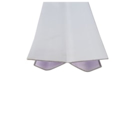 Roda forro união h Plasbil branco 3m