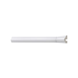 Rodameio de poliestireno Santa Luzia 448 Branco 14mm x 29mm x 2400mm Rodameio de poliestireno Santa Luzia 448 Branco 14mm x 29mm x 2400mm