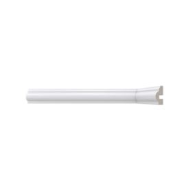 Rodameio e boiserie de poliestireno Santa Luzia 448 Branco 14mm x 2,9cm x 2,4m