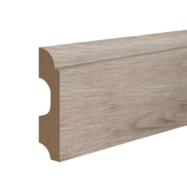 Rodapé de mdf Durafloor Clean Carvalho Viena 8cm x 18mm x 2,1m Rodapé de mdf Durafloor Clean Carvalho Viena 8cm x 18mm x 2,1m