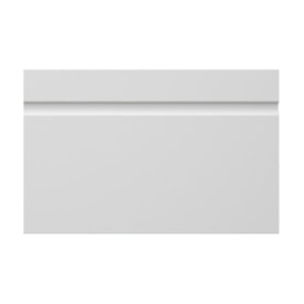 Rodapé de MDF frisado Durafloor Easy branco polar 120 x 18 x 2100 mm