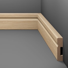 Rodapé de MDF frisado Eucafloor cor 17 50 x 15 x 2400 mm