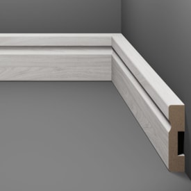 Rodapé de MDF frisado Eucafloor cor 2 50 x 15 x 2400 mm