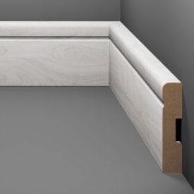Rodapé de MDF frisado Eucafloor cor 2 70 x 15 x 2400 mm