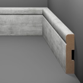 Rodapé de MDF frisado Eucafloor cor 21 70 x 15 x 2400 mm