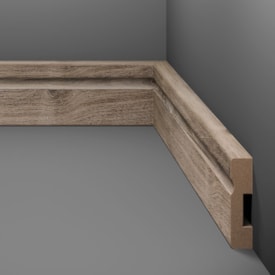 Rodapé de MDF frisado Eucafloor cor 23 50 x 15 x 2400 mm
