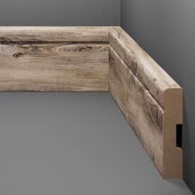 Rodapé de MDF frisado Eucafloor cor 23 70 x 12 x 2400 mm