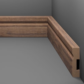 Rodapé de MDF frisado Eucafloor cor 27 70 x 12 x 2400 mm
