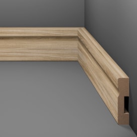Rodapé de MDF frisado Eucafloor cor 7 50 x 15 x 2400 mm