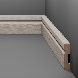 Rodapé de MDF frisado Eucafloor cor 8 50 x 15 x 2400 mm