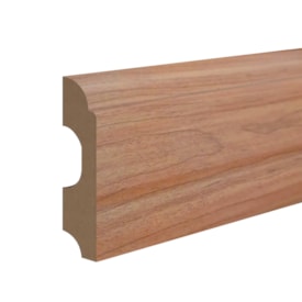 Rodapé de MDF liso Durafloor Clean cor 07 80 x 18 x 2100 mm