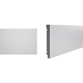 Rodapé de poliestireno Durafloor Maxx M-02 200 branco 20 cm x 1,6 cm x 2,1 m