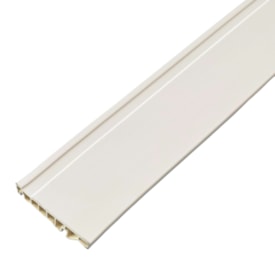 Rodapé de PVC frisado SpotNew branco 10 cm barra 2,2 m
