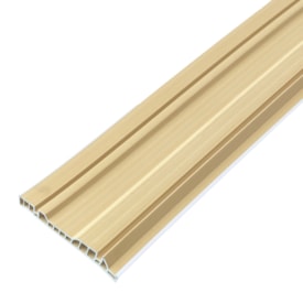Rodapé de PVC SpotNew frisado branco 15cm x 15mm x 2,20m 2