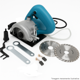 Serra marmore EspaçoFix com 2 discos 1200W 127V 2
