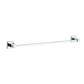 Suporte banheiro toalha de banho EspaçoKB cromado 62,5 cm