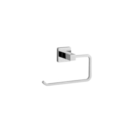 Suporte banheiro toalha de rosto EspaçoKB cromado 16,5 cm