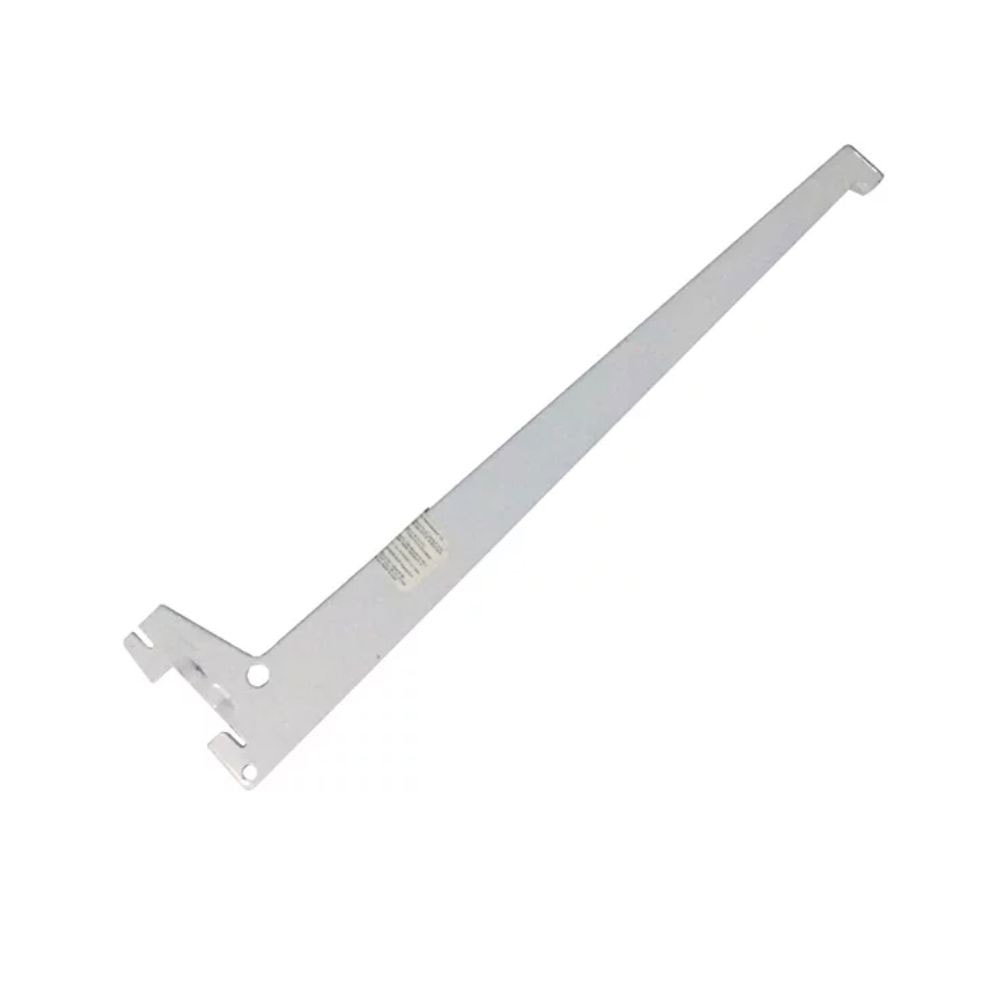 Suporte engate simples Ducasse branco 30cm