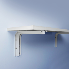 Suporte prateleira fixo Ducasse 103402 branco 25 x 30 cm