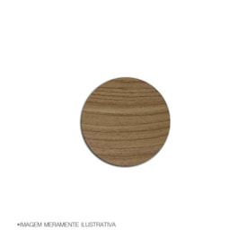 Tapa furo adesivo Rehau Essencial noce amêndoa 12 mm 40 unid