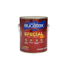 Tinta acrílica para alvenaria interna e externa Eucatex Madeira Special branco 3,6 L