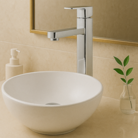 Torneira Banheiro bica alta EspaçoKB Ke-2004-2 monocomando cromado 2