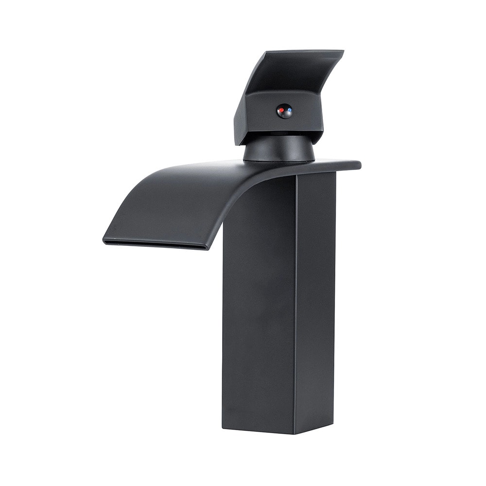 Torneira Banheiro bica baixa EspaçoKB Ke-7123-B monocomando preto