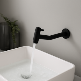 Torneira Banheiro de parede EspaçoKB Ke-807-B preto 2