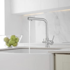 Torneira gourmet bica alta monocomando EspaçoKB KE-6019 cromado 2