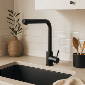 Torneira gourmet monocomando EspaçoKB KE-6883-B preto 2
