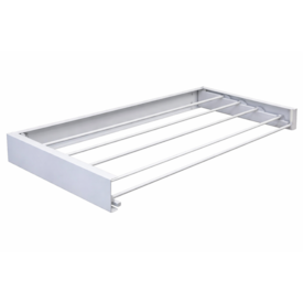 Varal de parede retrátil de alumínio EspaçoFix branco 80 cm